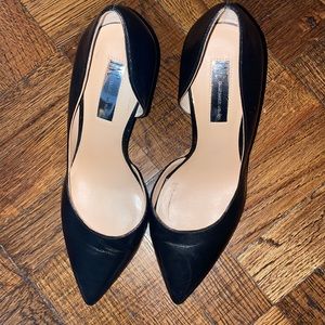 INC black heels size 8 1/2 W